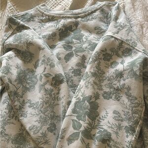 Floral Print Sweatshirt